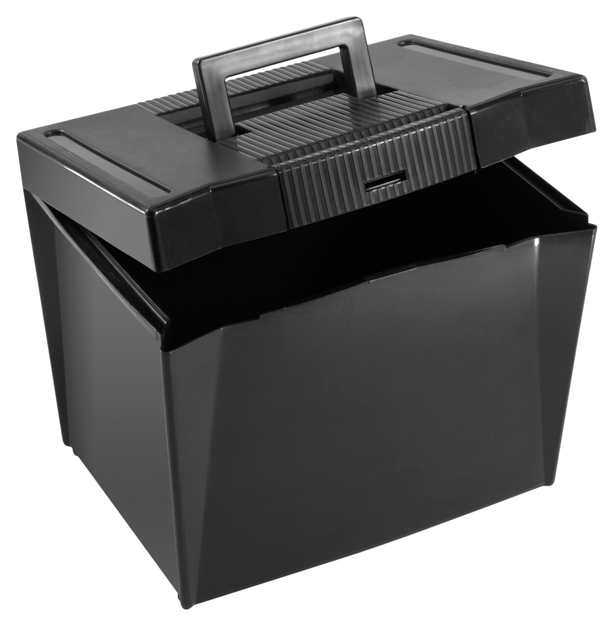Pendaflex Portable File Storage Box, 10-7/8 x 13-1/2 x 10-1/4 Inches, Black
